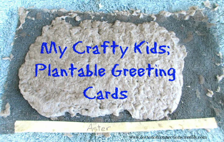 Recycled Paper Plantable Greeting Cards